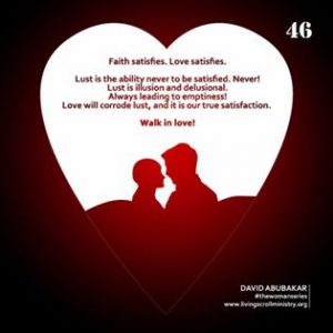One Big Thing To Avoid-Lust! Day46 of The Woman Series By David Abubakar