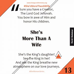 The Love-Life Day13 of The Woman Series By David Abubakar