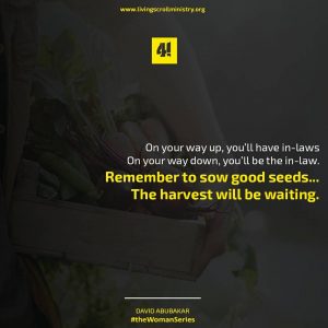 The Future In-laws -You! Day41 of The Woman Series By David Abubakar