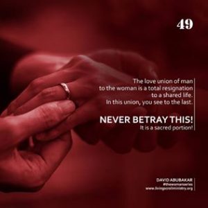 The Hand Over Day49 of The Woman Series By David Abubakar