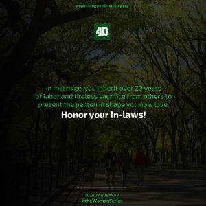 The In-laws- Untold Sacrifice! Day40 of The Woman Series By David Abubakar